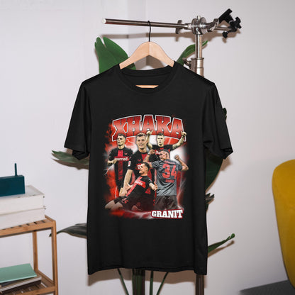 Granit Xhaka Homage | BAYER 04 LEVERKUSEN T Shirt | German Football | Switzerland | Bundesliga | Bayern Leverkusen T Shirt | Leverkusen Fan