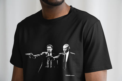 Erling Haaland & Kevin De Bruyne Pulp Fiction Style  T Shirt | Man City T Shirt | Man City Fan | Man City Gift