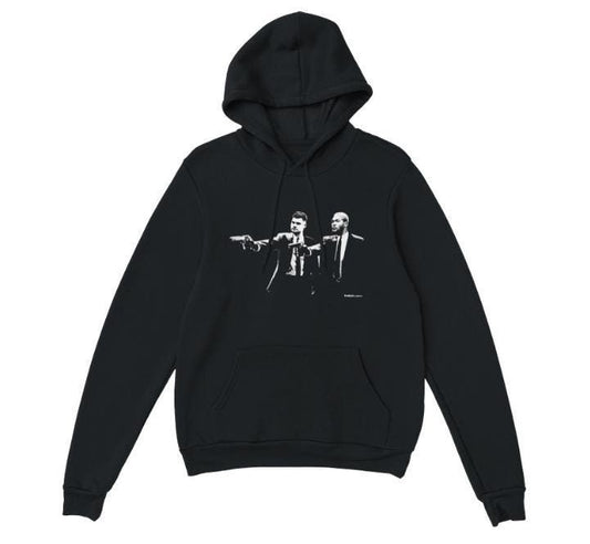 Joelinton & Bruno Guimaraes Pulp Fiction Style Hoodie | Newcastle Hoodie | Newcastle T Shirt | Nufc | Geordie T Shirt | Funny Football Tee