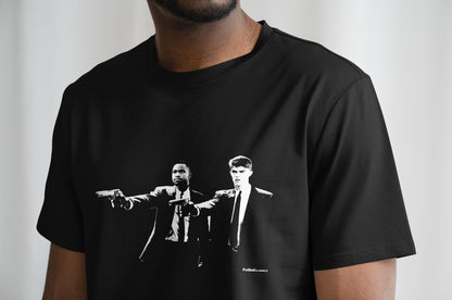 Ademola Lookman & Charles De Ketelaere Pulp Fiction Style T Shirt | Atalanta T Shirt | Atalanta Gift | Italy | Italian Football | Bergamo