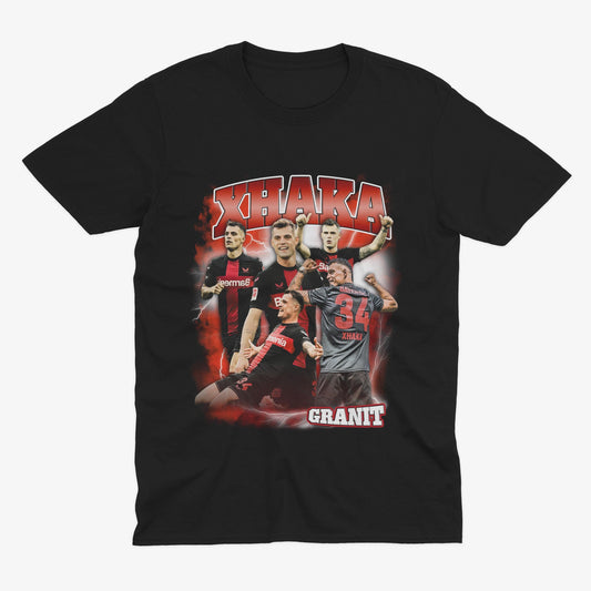 Granit Xhaka Homage | BAYER 04 LEVERKUSEN T Shirt | German Football | Switzerland | Bundesliga | Bayern Leverkusen T Shirt | Leverkusen Fan