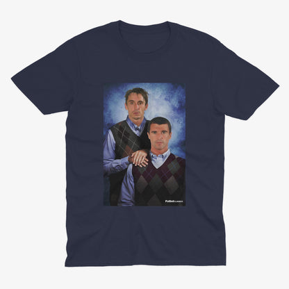 Gary Neville & Roy Keane T Shirt | Man UTD Gift | Man UTD T Shirt | MUFC | Manchester United Gift | Neville and Keane