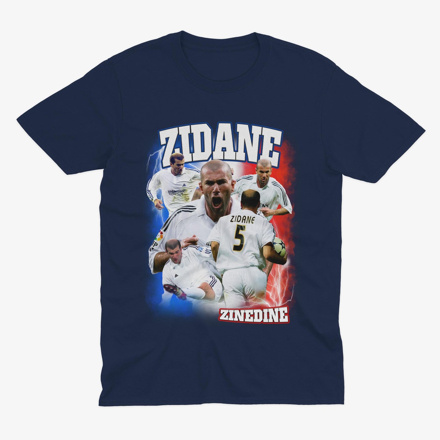 Zinedine Zidane Real Madrid Homage | Real Madrid T Shirt | France Football | France Gift | Zidane T Shirt | Zidane France Zidane Real Madrid