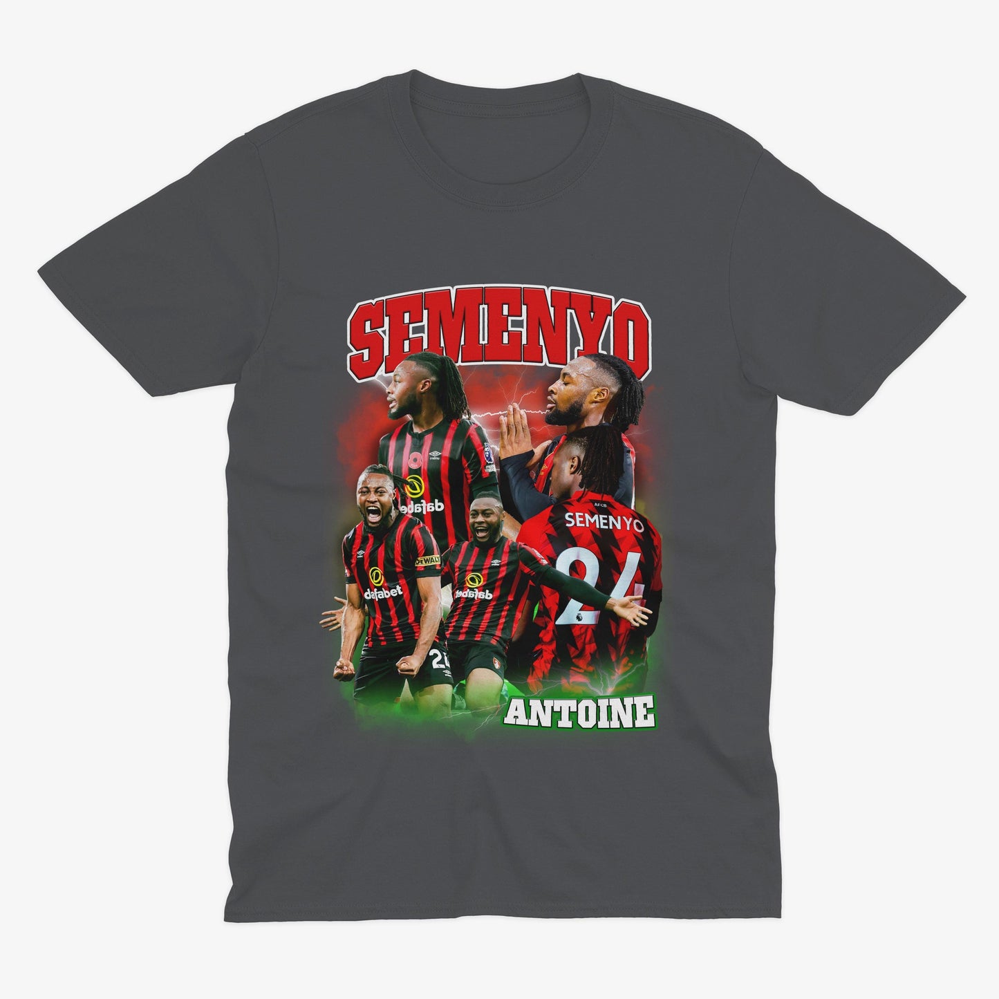 Antoine Semenyo Homage | Bournemouth T Shirt | Bournemouth FC | Semenyo T Shirt | Football T Shirt | Bournemouth Fan Bournemouth Gift Ghana