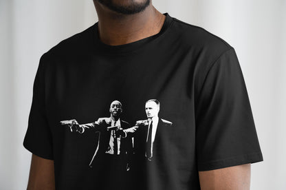 Yoane Wissa & Mikkel Damsgaard Pulp Fiction Style T Shirt | Brentford England T Shirt | Brentford Fan | Brentford Shirt | Funny Brentford
