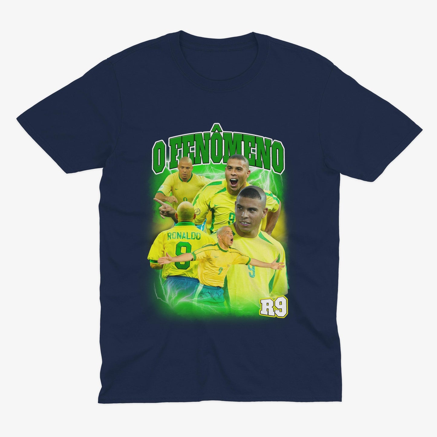Ronaldo Brazil Homage | Brazil T Shirt | R9 T Shirt | Ronaldo Nazario | O Fenomeno | R9 Gift | Brazil World Cup Brazil Football Real Madrid
