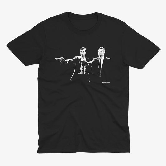 Jamie Vardy & Harry Winks Pulp Fiction Style T Shirt | Leicester City England T Shirt | Leicester City Fan | Leicester Shirt | Foxes