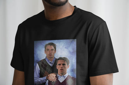 Gary Neville & Phil Neville T Shirt | Man UTD Gift | Man UTD T Shirt | MUFC | Manchester United Gift