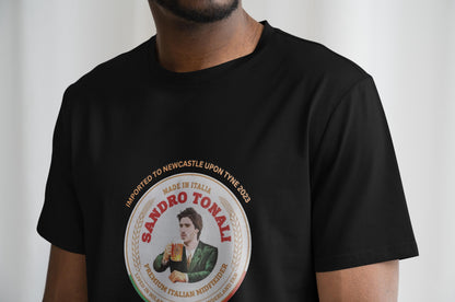 Sandro Tonali - Made In Italia | Newcastle T Shirt | NUFC | Football | Soccer | Newcastle Fan | Newcastle Gift | Tonali Italy T Shirt
