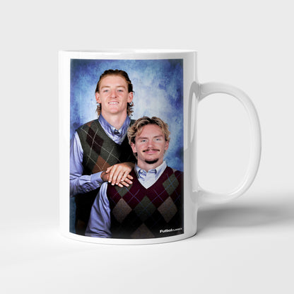 Anthony Gordon & Nick Woltemade football mug Newcastle United gift