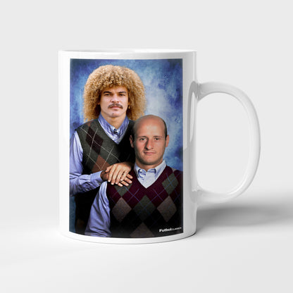 Carlos Valderrama & Attilio Lombardo football mug Football gift