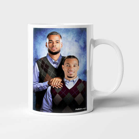 Cody Gakpo & Hugo Ekitike football mug Liverpool gift