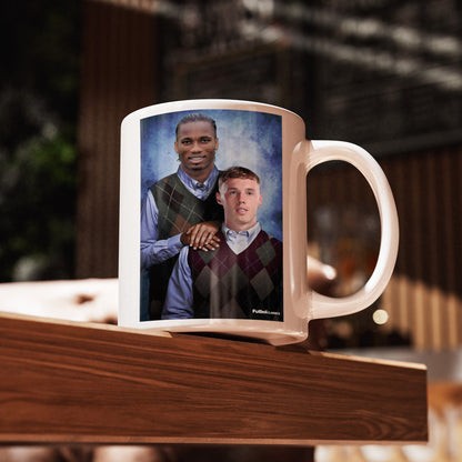 Cole Palmer & Didier Drogba football mug Chelsea gift