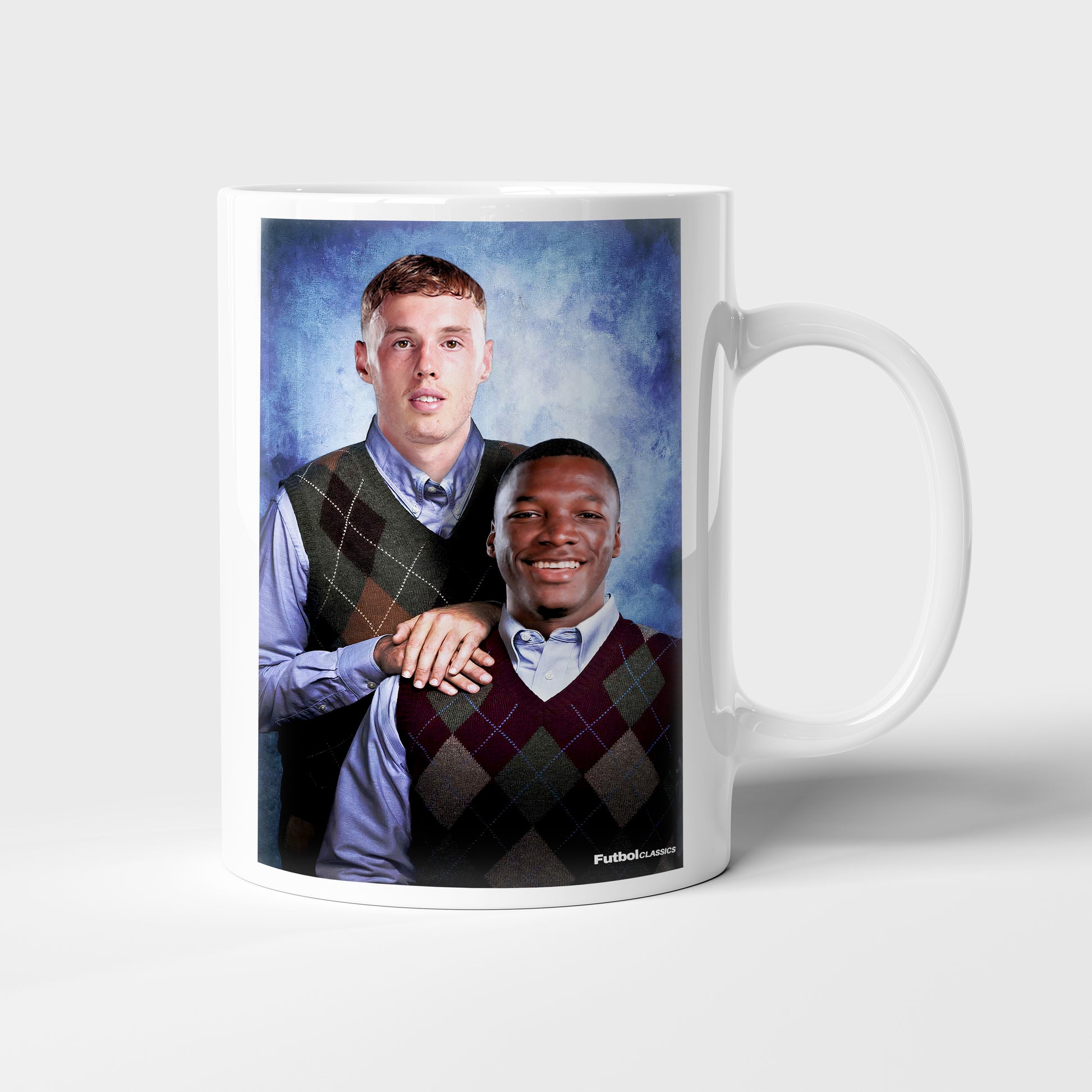Cole Palmer & Moises Caicedo football mug Chelsea gift