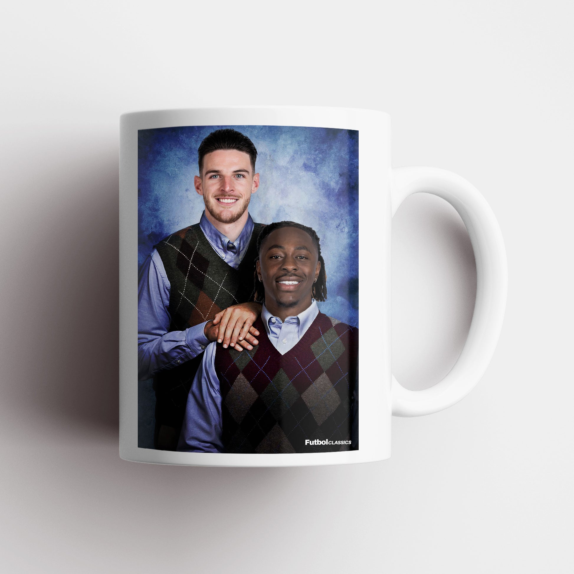 Declan Rice & Eberechi Eze football mug Arsenal gift