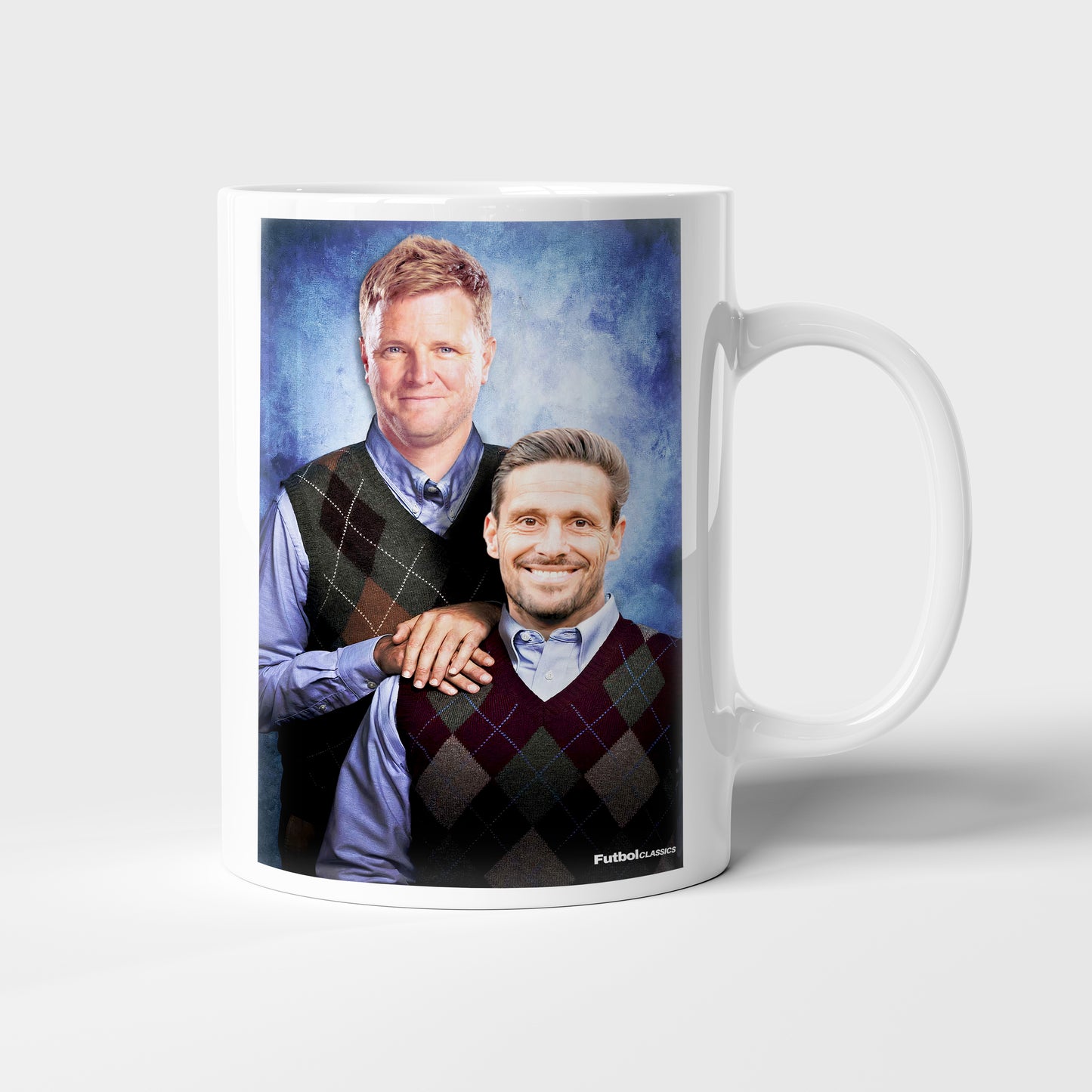 Eddie Howe & Jason Tindall football mug Newcastle United gift