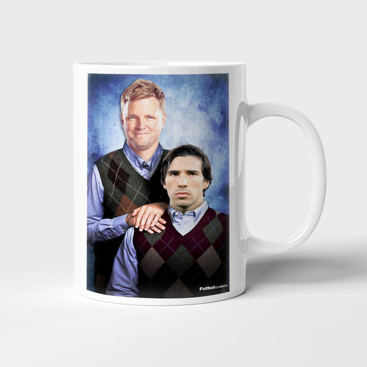 Eddie Howe & Sandro Tonali football mug Newcastle United gift