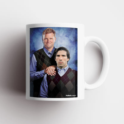 Eddie Howe & Sandro Tonali football mug Newcastle United gift