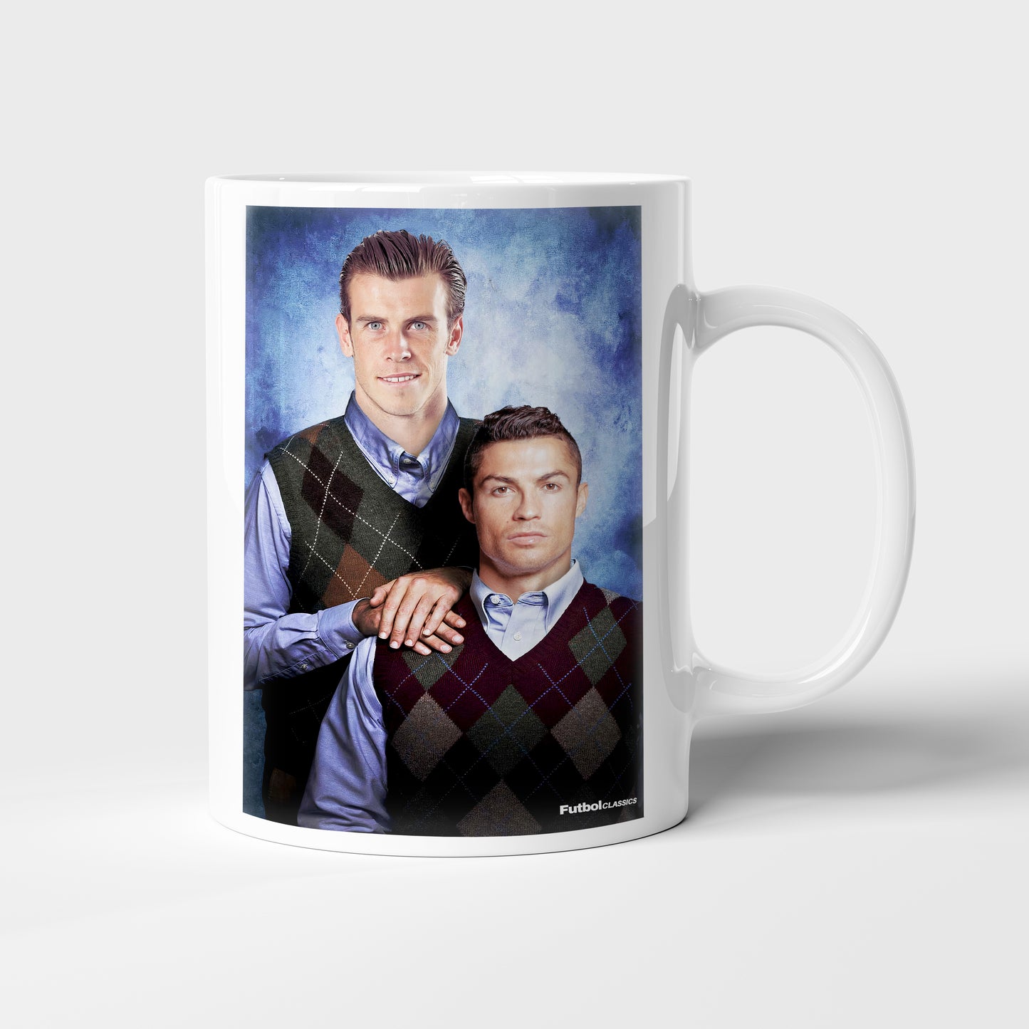 Gareth Bale & Cristiano Ronaldo football mug Real Madrid gift