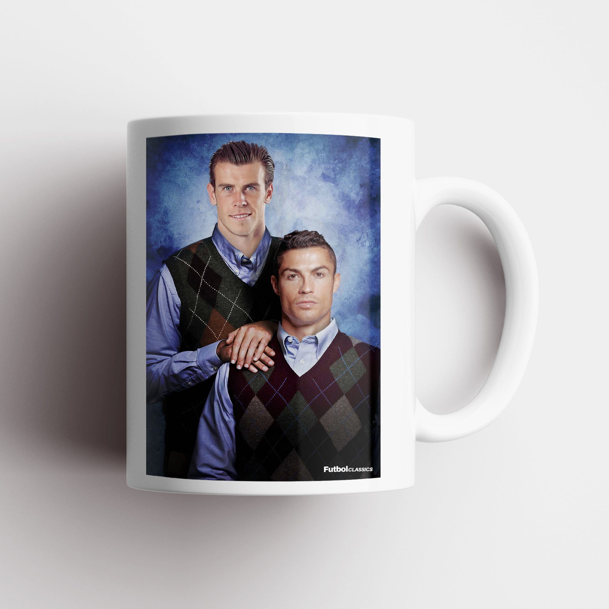 Gareth Bale & Cristiano Ronaldo football mug Real Madrid gift
