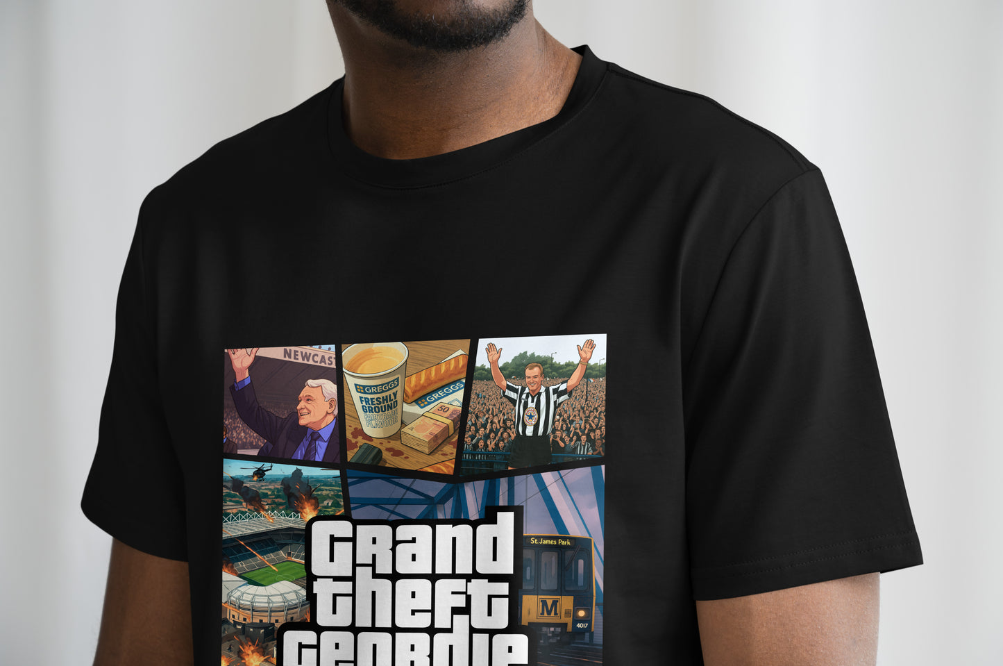 Grand Theft Geordie T Shirt | Newcastle T Shirt | Geordie T Shirt | Newcastle United