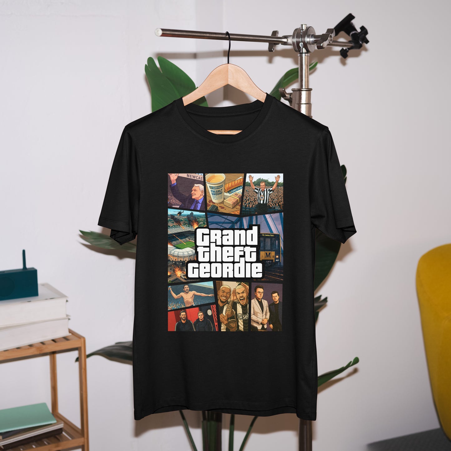 Grand Theft Geordie T Shirt | Newcastle T Shirt | Geordie T Shirt | Newcastle United