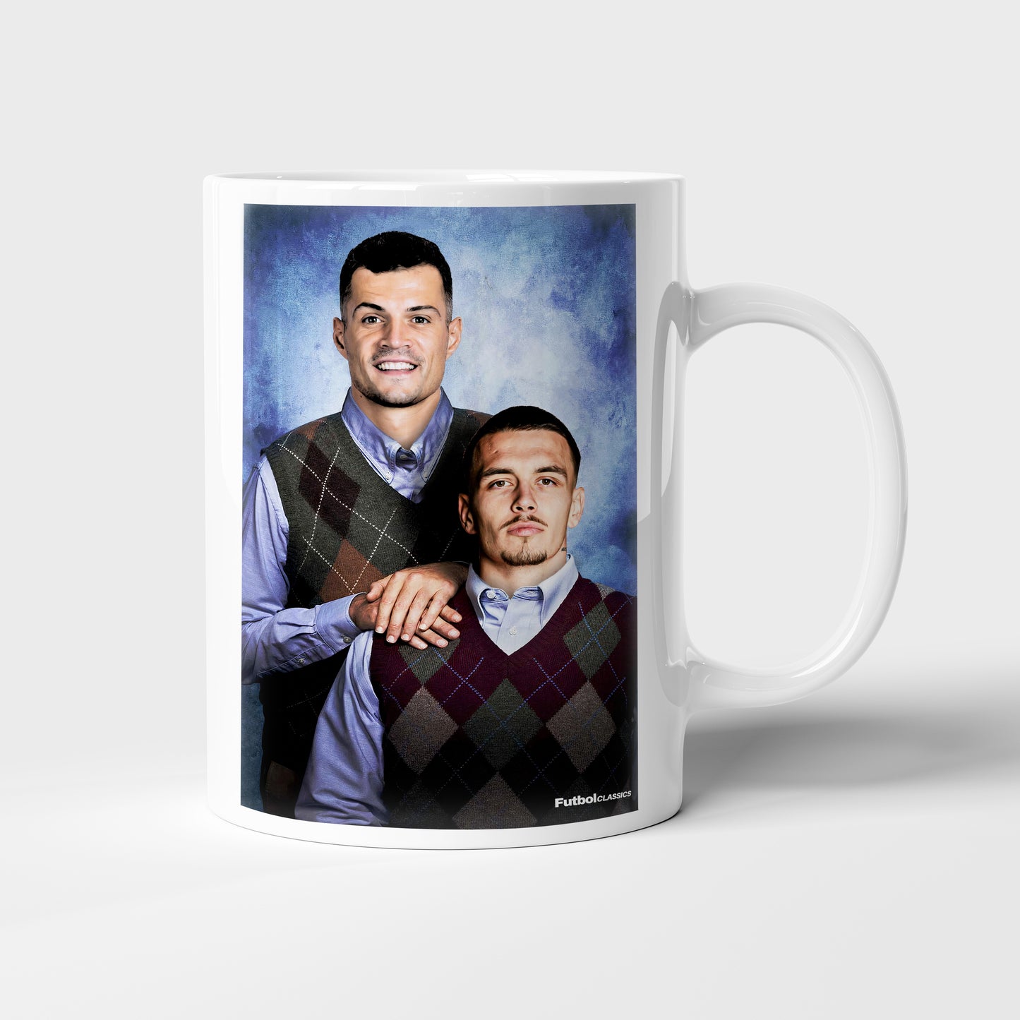 Granit Xhaka & Enzo Le Fee football mug Sunderland gift