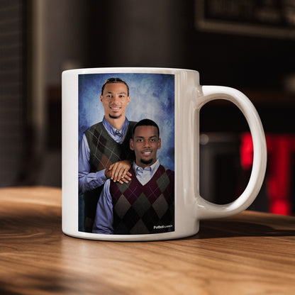 Hugo Ekitike & Alexander Isak football mug Liverpool gift