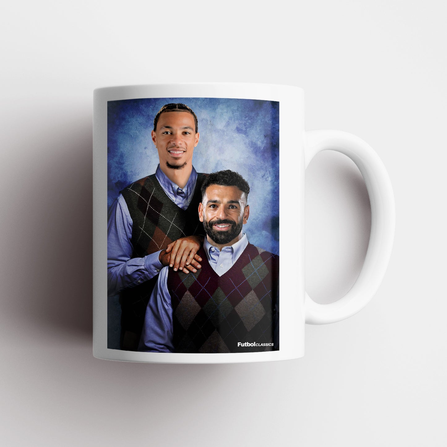 Hugo Ekitike & Mo Salah football mug Liverpool gift