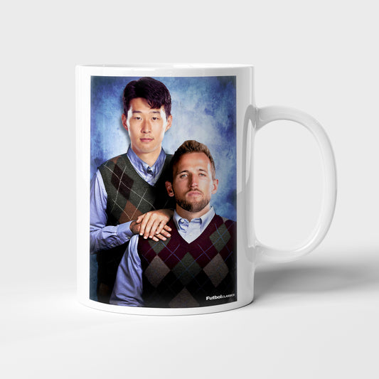 Hyun Min Son & Harry Kane football mug Tottenham Hotspur gift