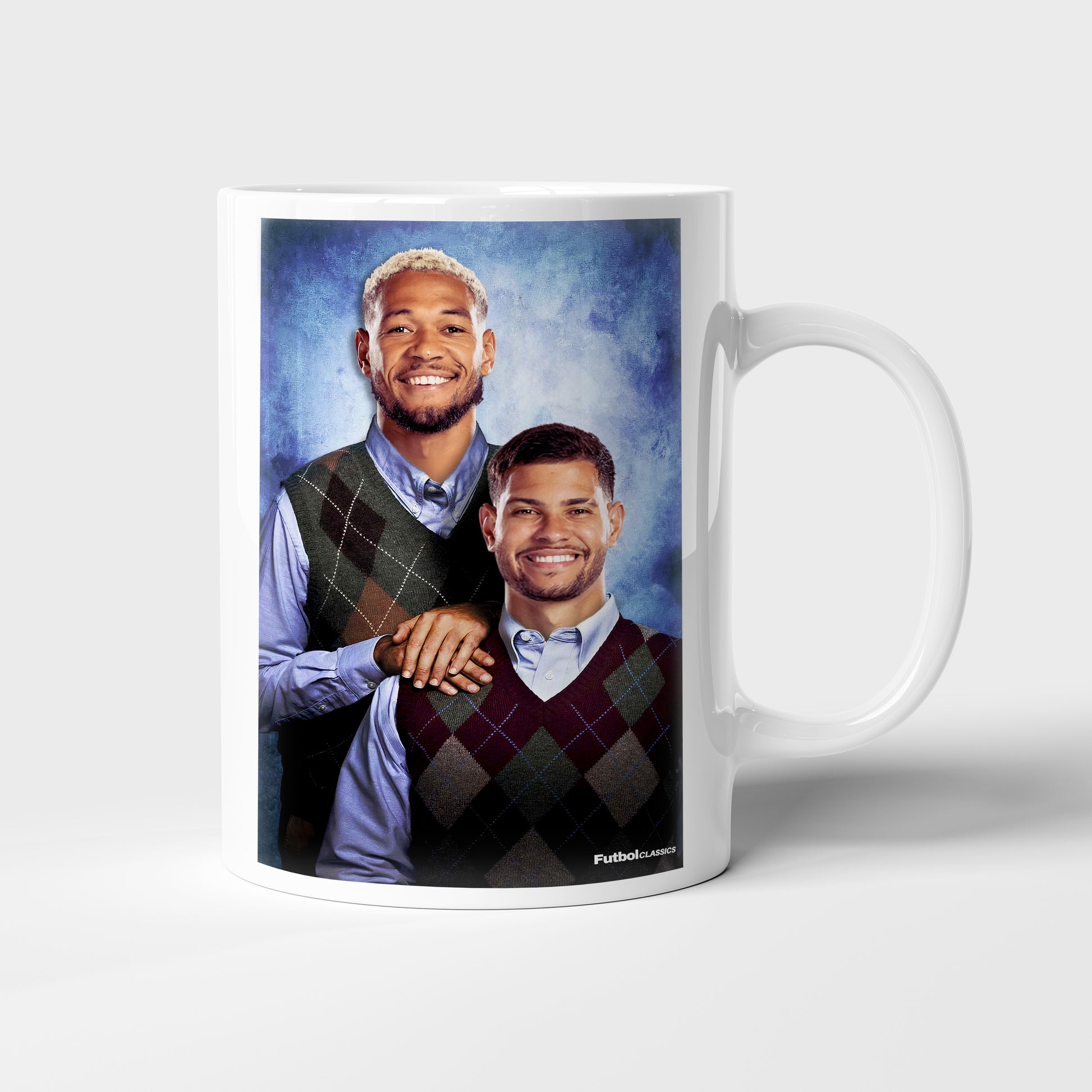 Joelinton & Bruno Guimaraes football mug Newcastle United gift