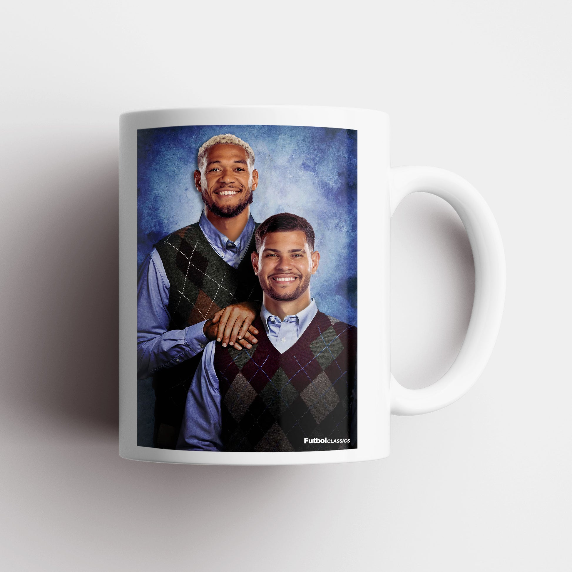Joelinton & Bruno Guimaraes football mug Newcastle United gift