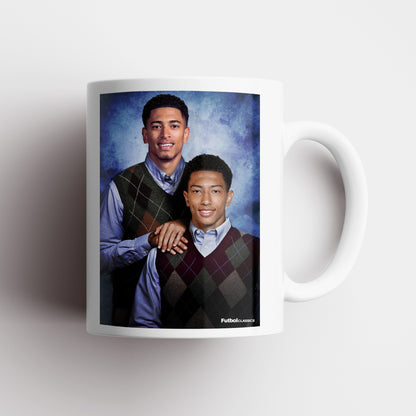 Jude Bellingham & Jobe Bellingham football mug Real Madrid gift