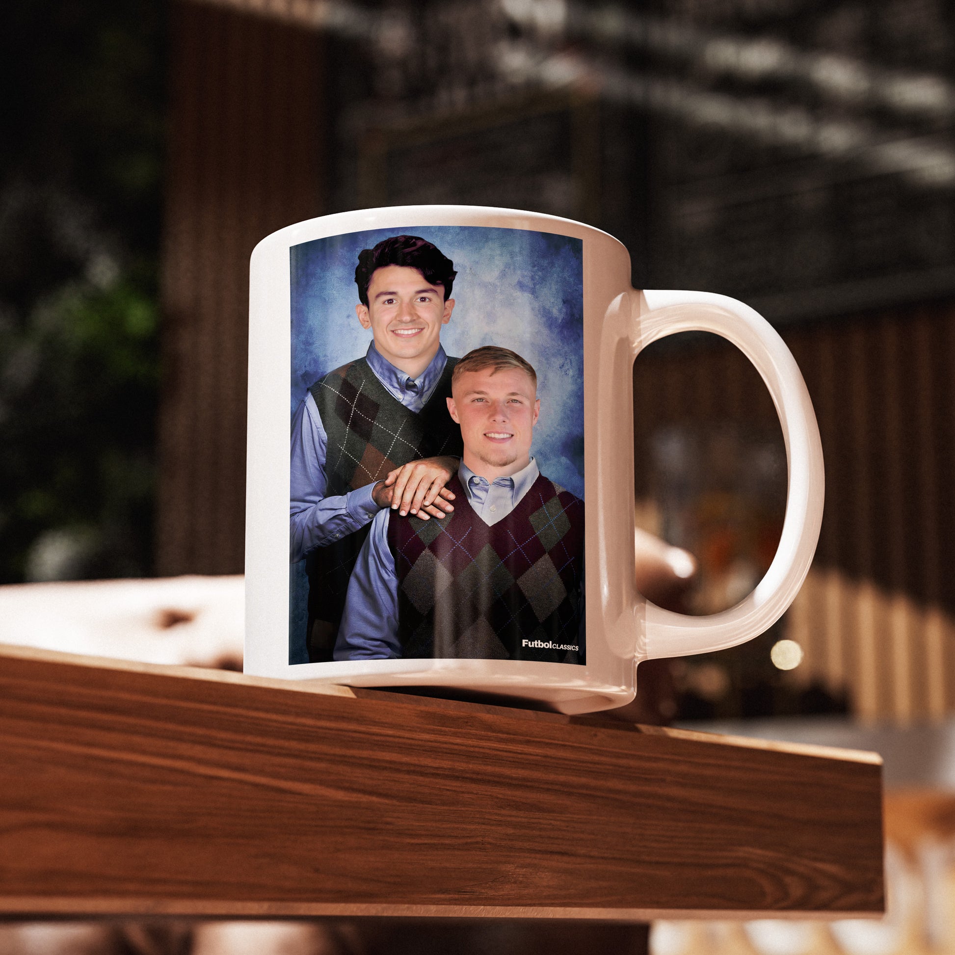 Luke Onien & Dan Ballard football mug Sunderland gift