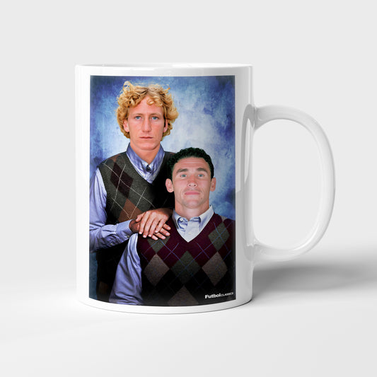 Ray Parlour & Martin Keown football mug Arsenal gift