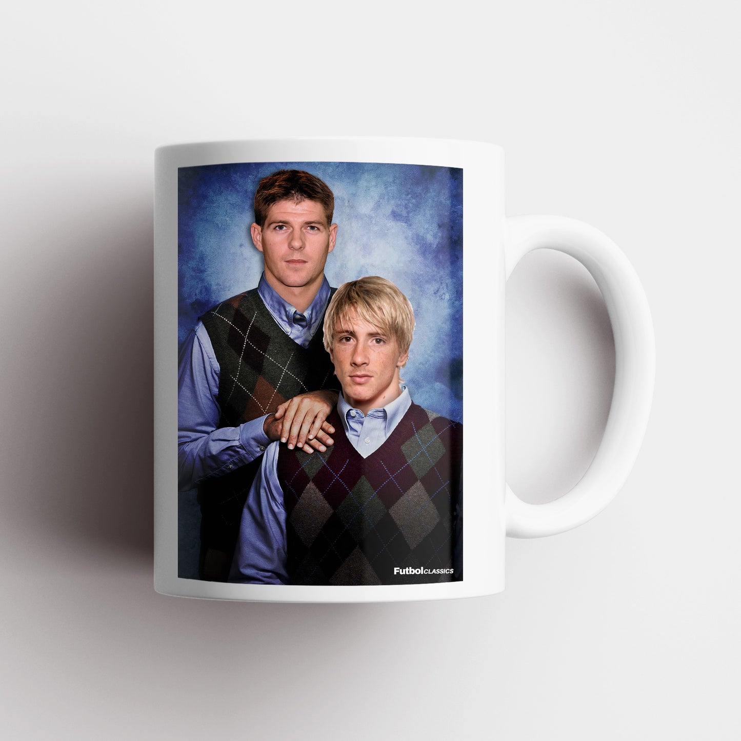 Steven Gerrard & Fernando Torres football mug Liverpool gift