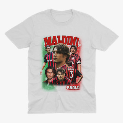 Paolo Maldini Homage | AC MILAN T Shirt | AC Milan Shirt | Italian Football | Italy | Maldini Italy | Italian Football | The Rossoneri