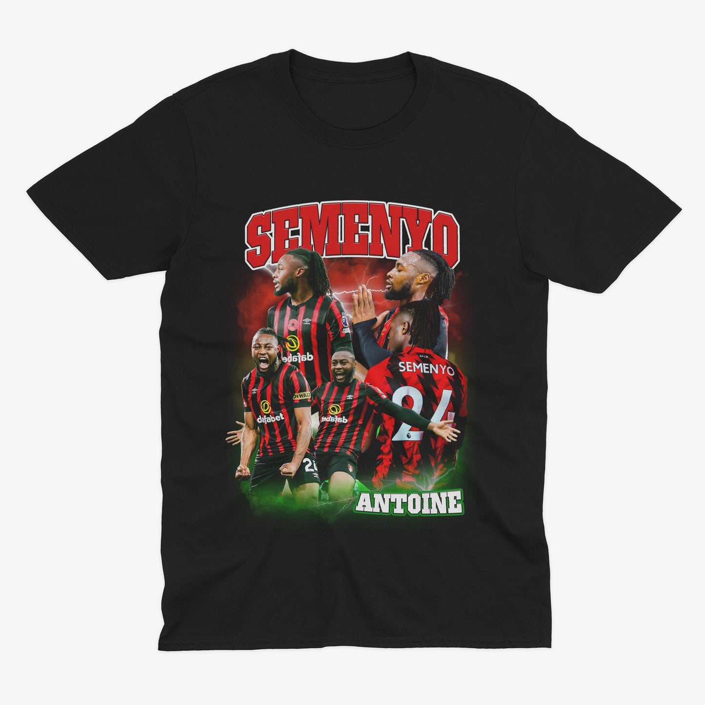 Antoine Semenyo Homage | Bournemouth T Shirt | Bournemouth FC | Semenyo T Shirt | Football T Shirt | Bournemouth Fan Bournemouth Gift Ghana