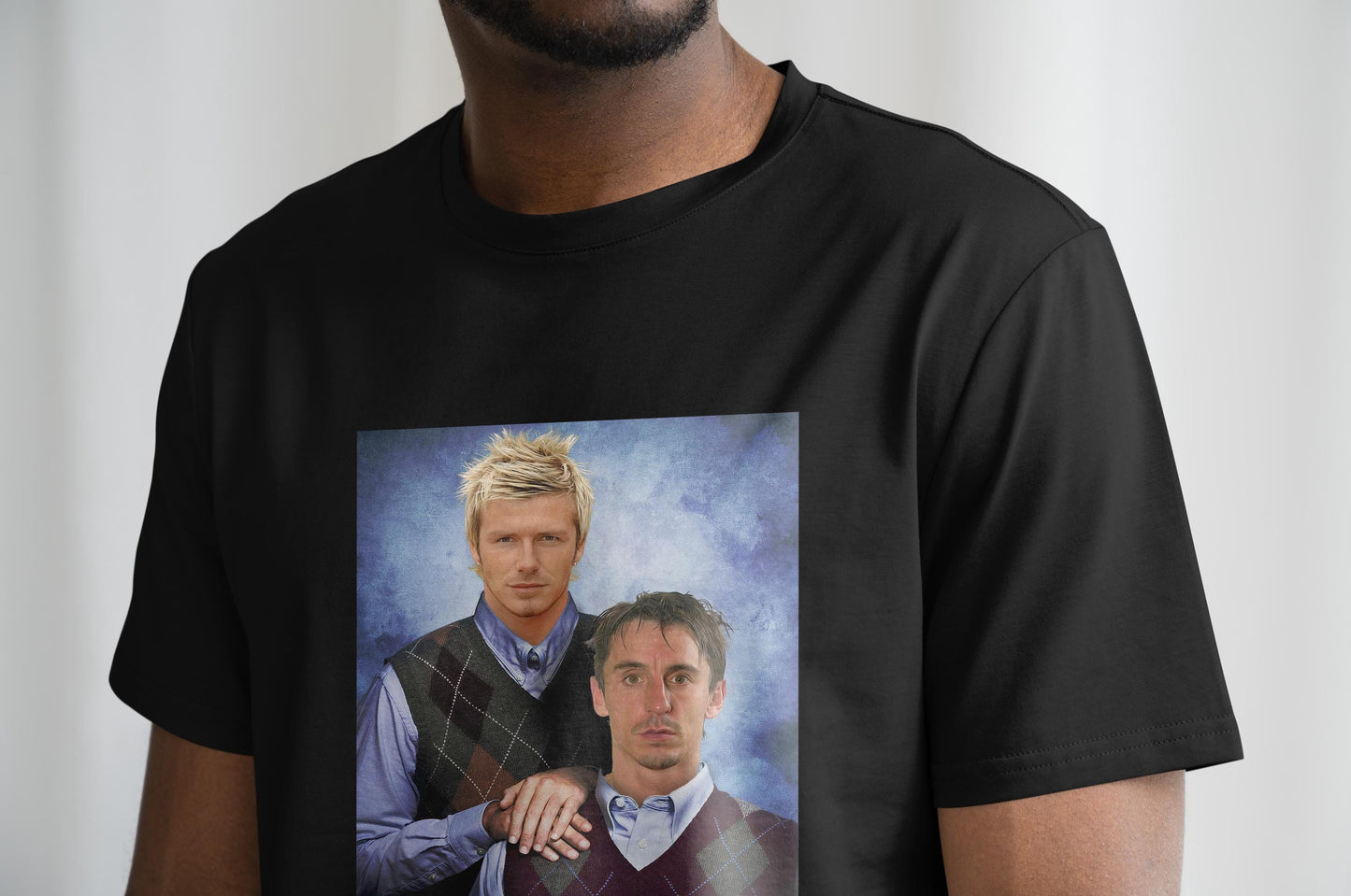 David Beckham & Gary Neville T Shirt | Man UTD Gift | Man UTD T Shirt | MUFC | Manchester United Gift