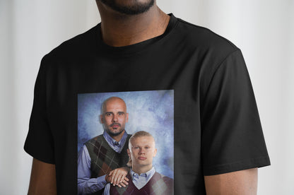 Pep Guardiola & Erling Haaland T Shirt | Man City Gift | Man City T Shirt | MCFC | Manchester City Gift