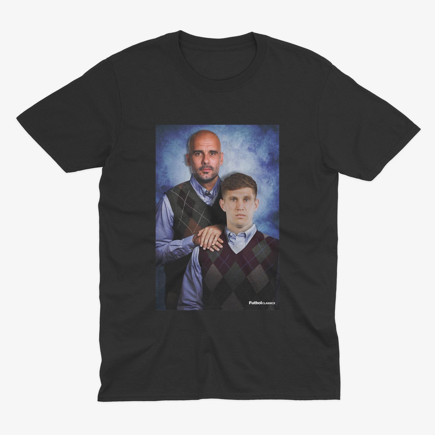 Pep Guardiola & John Stones T Shirt | Man City Gift | Man City T Shirt | MCFC | Manchester City Gift | Pep Guardiola Man City