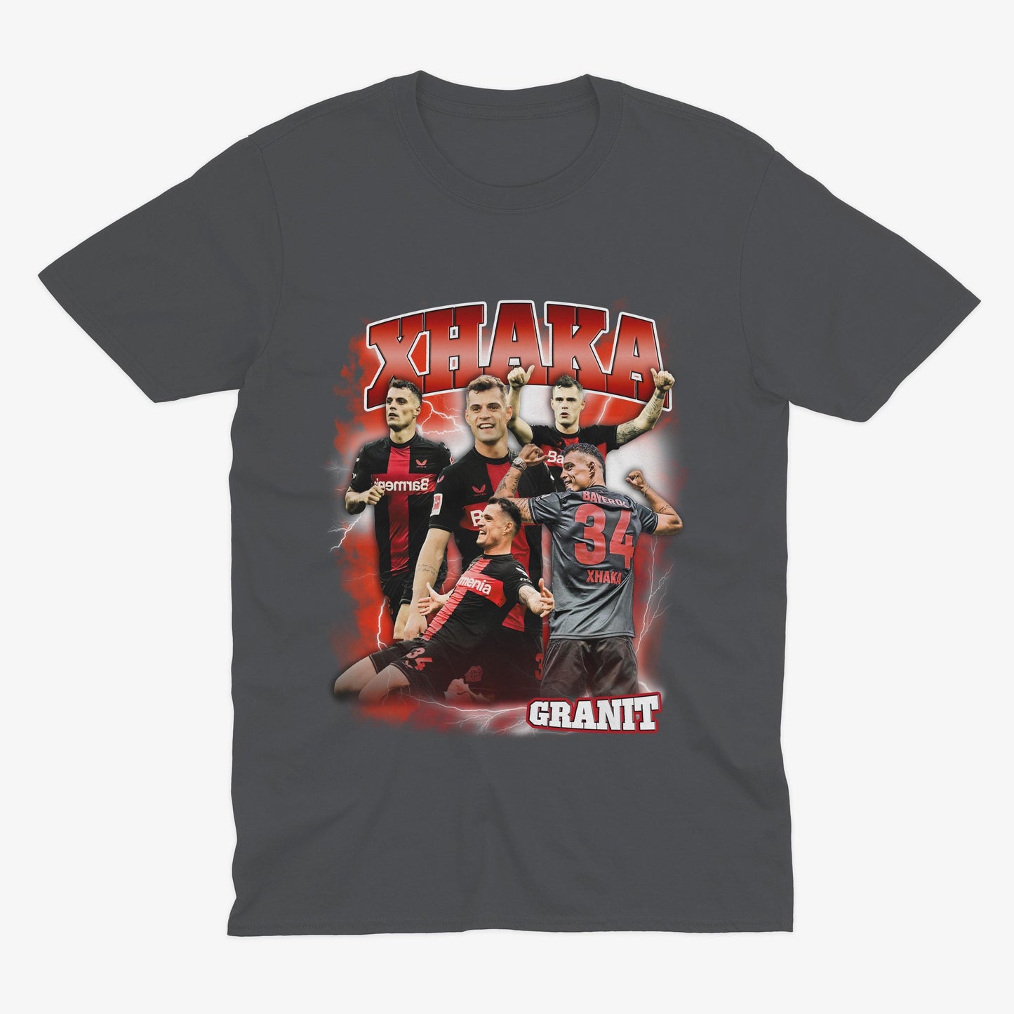 Granit Xhaka Homage | BAYER 04 LEVERKUSEN T Shirt | German Football | Switzerland | Bundesliga | Bayern Leverkusen T Shirt | Leverkusen Fan
