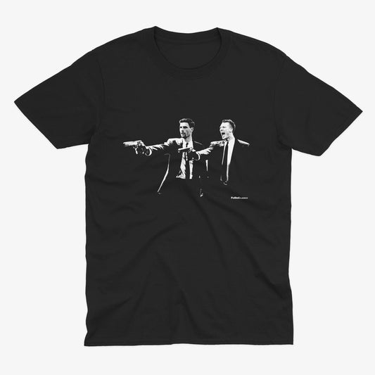 Fabian Schar & Dan Burn Pulp Fiction Style T Shirt | Newcastle T Shirt | Nufc | Geordie T Shirt | Funny Football Tee | Newcastle United