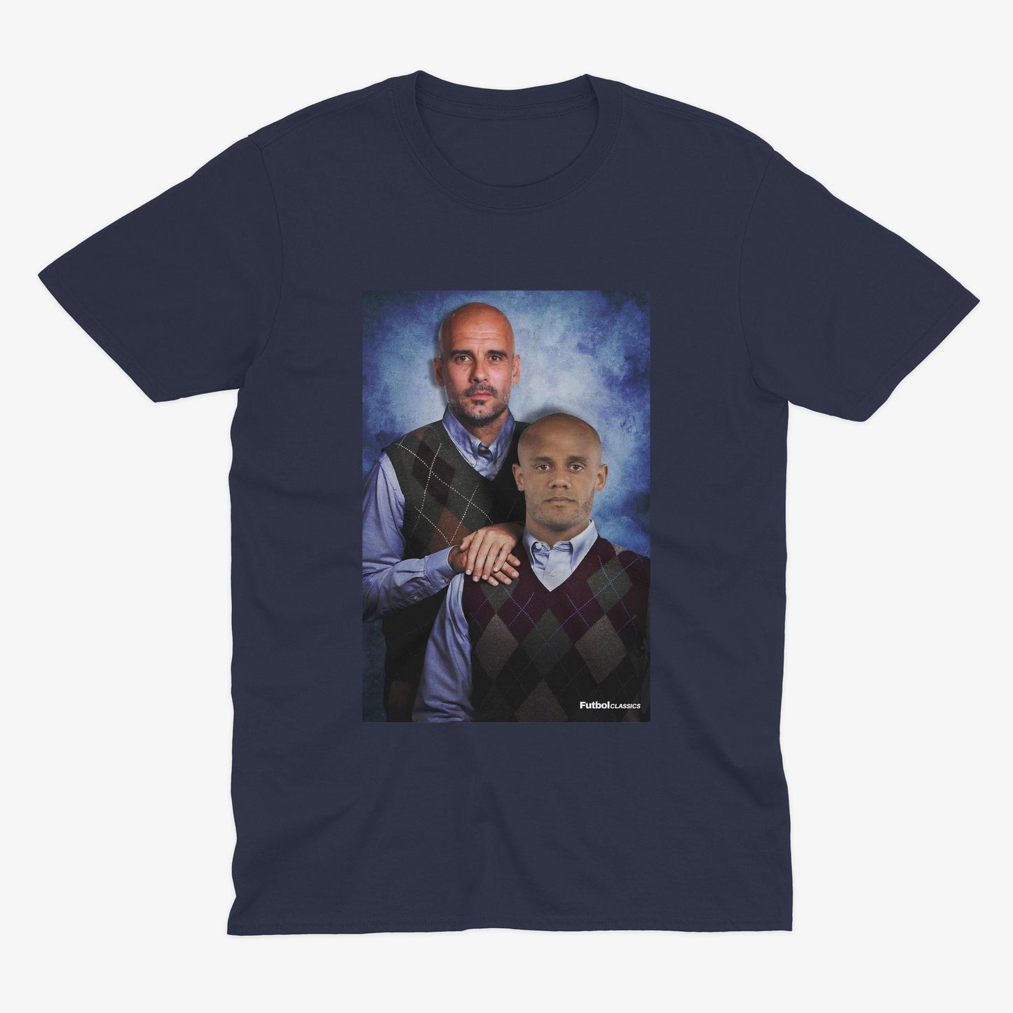 Pep Guardiola & Vincent Kompany T Shirt | Man City T Shirt | MCFC | Manchester City Gift | Pep Guardiola Man City | Kompany Man City
