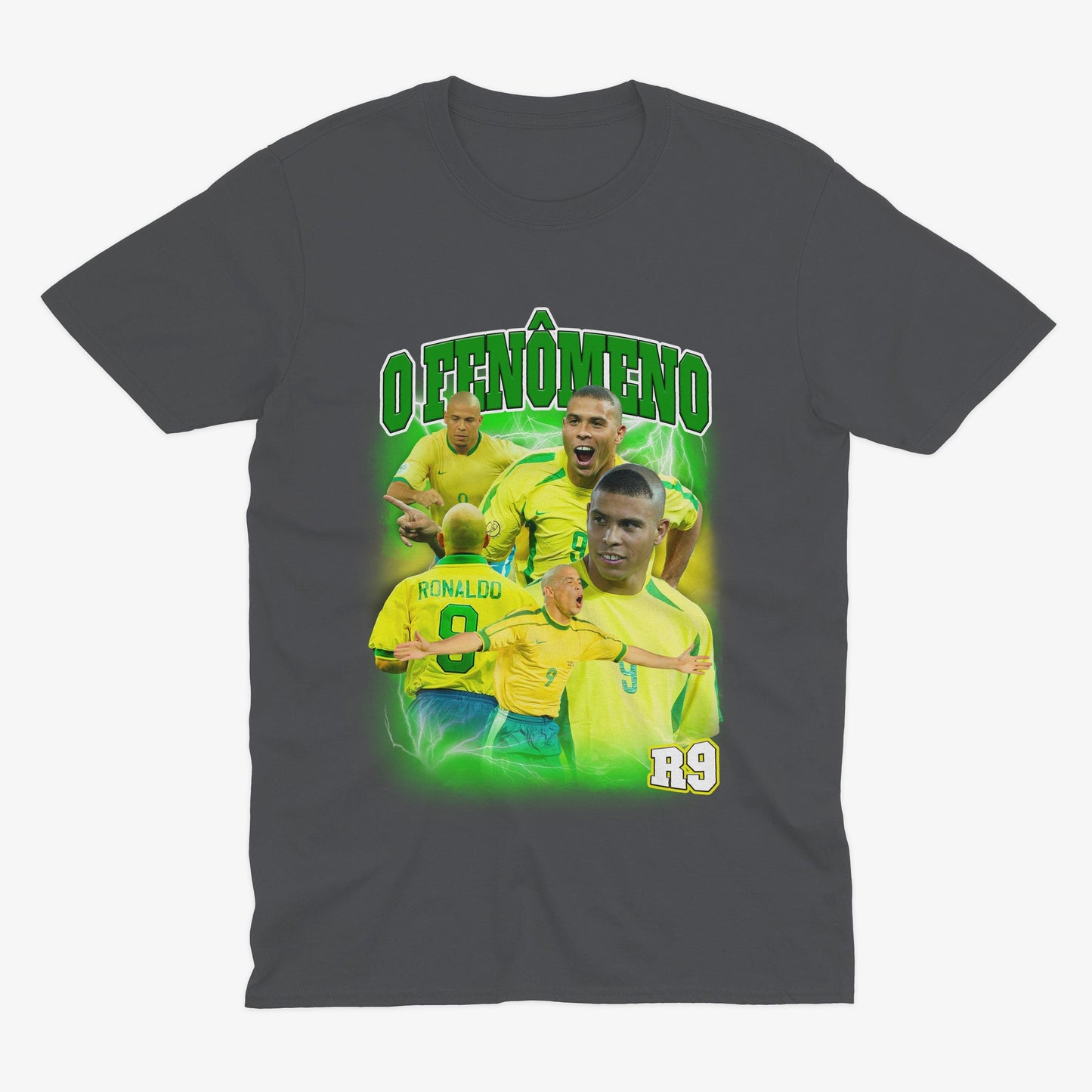 Ronaldo Brazil Homage | Brazil T Shirt | R9 T Shirt | Ronaldo Nazario | O Fenomeno | R9 Gift | Brazil World Cup Brazil Football Real Madrid