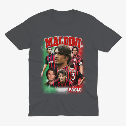 Paolo Maldini Homage | AC MILAN T Shirt | AC Milan Shirt | Italian Football | Italy | Maldini Italy | Italian Football | The Rossoneri