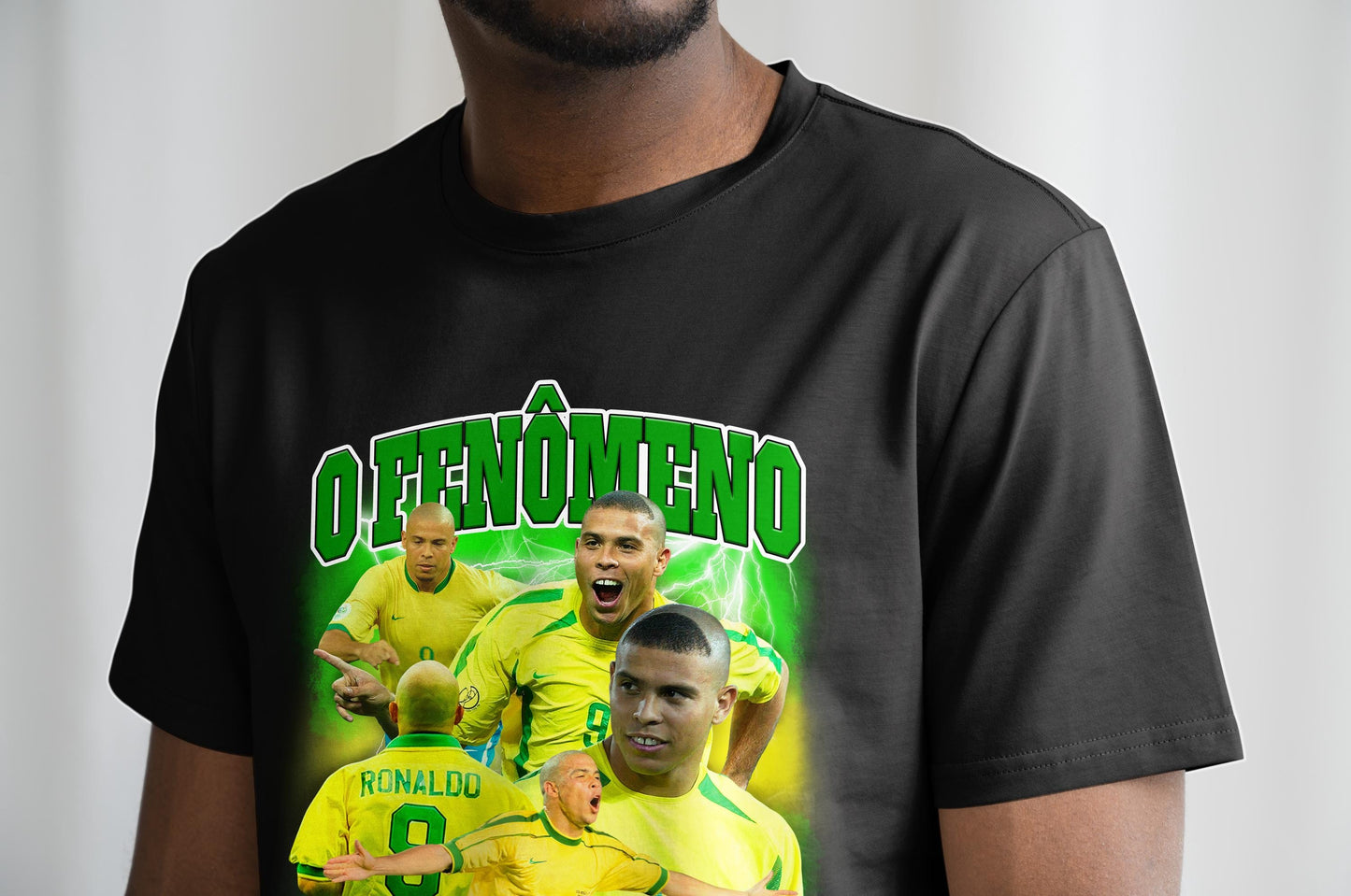 Ronaldo Brazil Homage | Brazil T Shirt | R9 T Shirt | Ronaldo Nazario | O Fenomeno | R9 Gift | Brazil World Cup Brazil Football Real Madrid