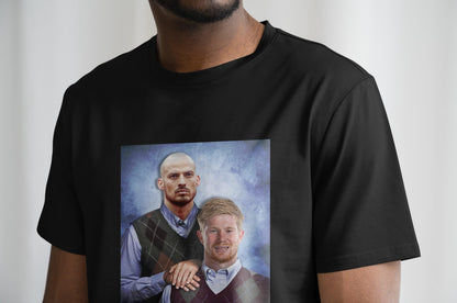 David Silva & Kevin De Bruyne T Shirt | Man City Gift | Man City T Shirt | MCFC | Manchester City Gift