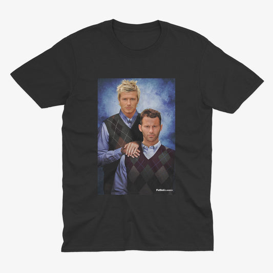David Beckham & Ryan Giggs T Shirt | Man UTD Gift | Man UTD T Shirt | MUFC | Manchester United Gift