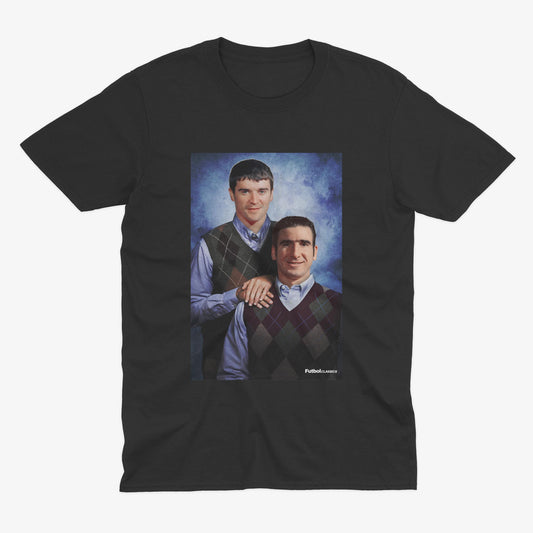 Roy Keane & Eric Cantona T Shirt | Manchester United T Shirt | Man U Fan | Man Utd Gift | Old Trafford | Man Utd Legends | Red Devils